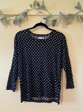Madewell Polka Dot 3/4 Long Sleeve